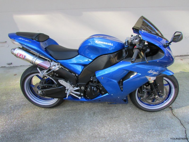 Кавасаки zx10r 2006 синий