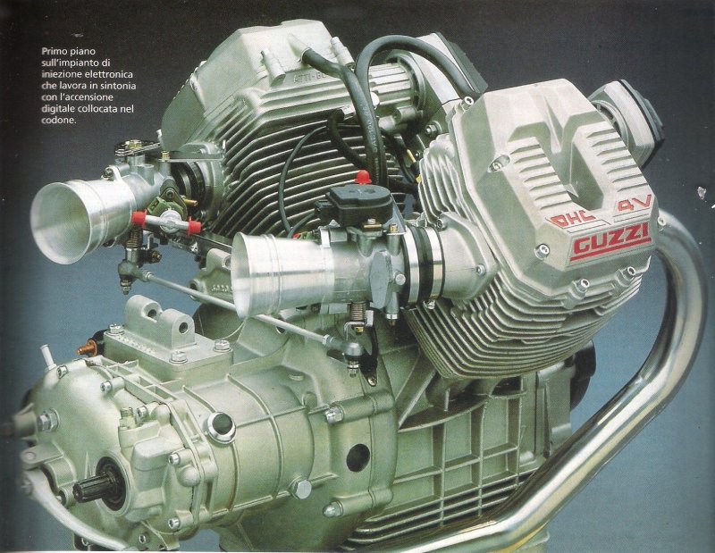 V образные 2х цилиндровые двигатели Moto Guzzi