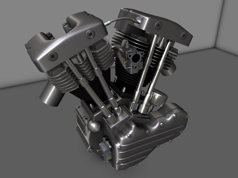 Harley shovelhead engine