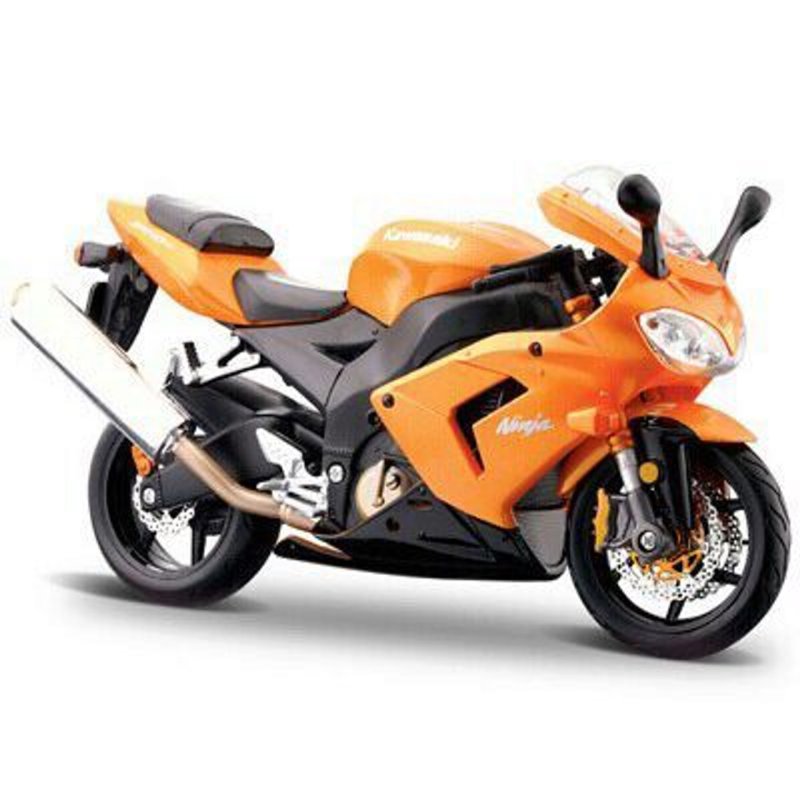 Мотоцикл Kawasaki оранжевый