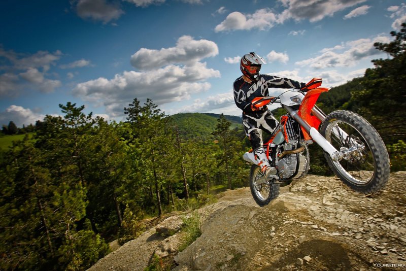 Горный мотоцикл KTM