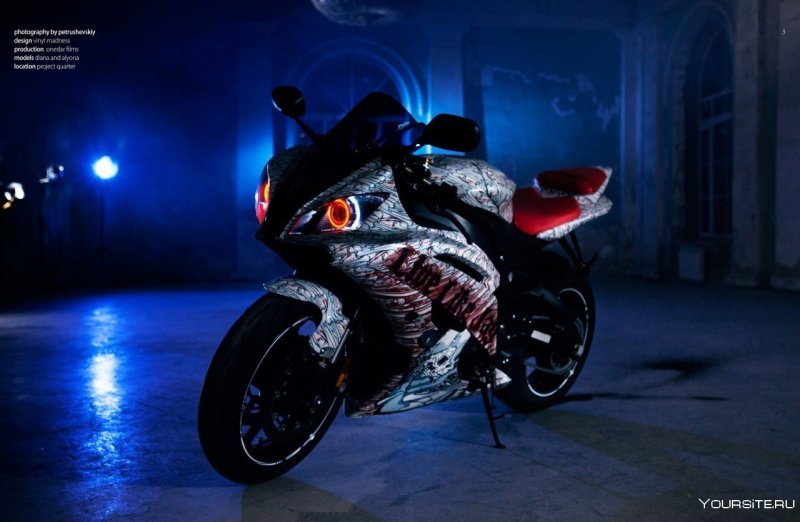 R1 Yamaha подсветка