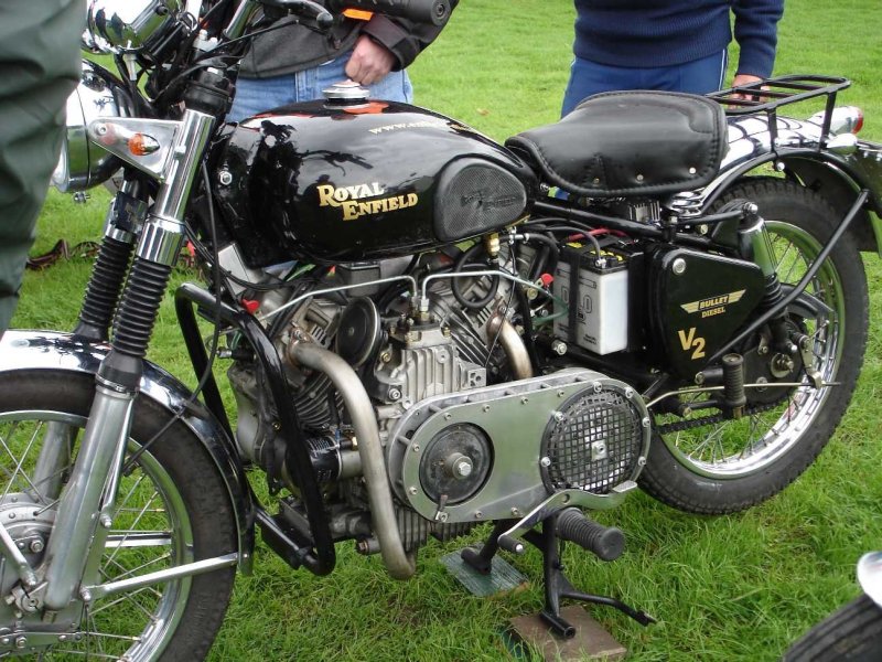 Дизельный мотоцикл Royal Enfield