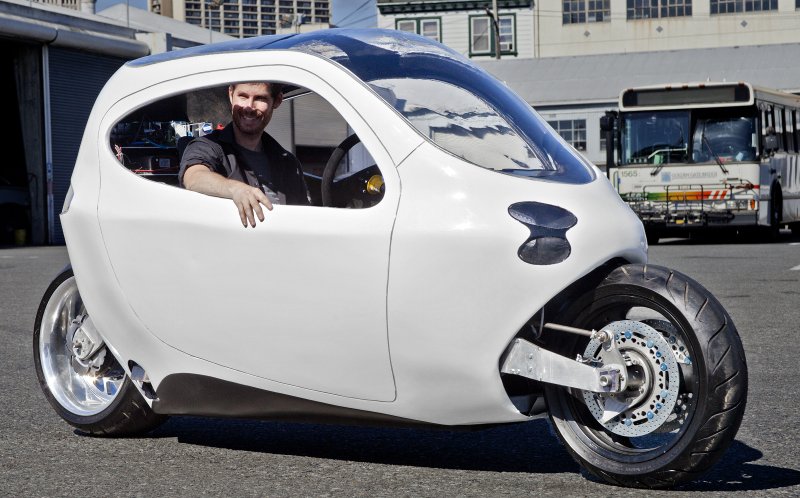 Lit Motors c-1 — двухколесный электромобиль