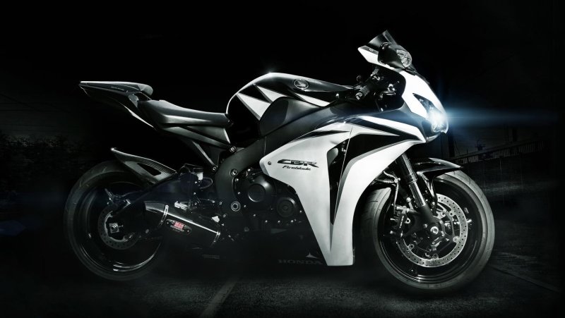 Honda cbr1000rr черный с белым
