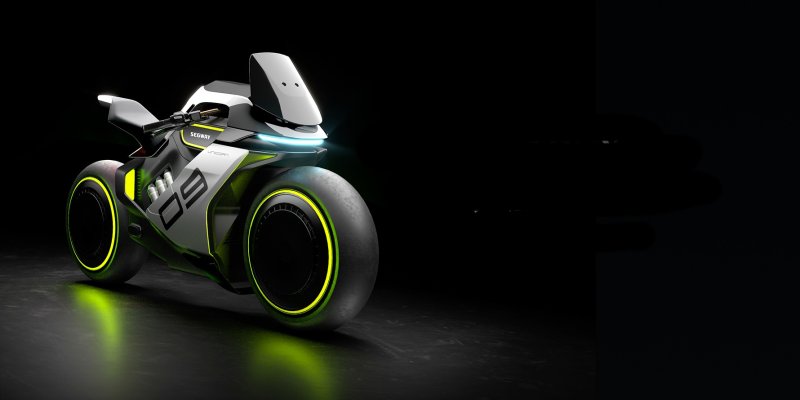 Водородный мотоцикл Segway Apex h2