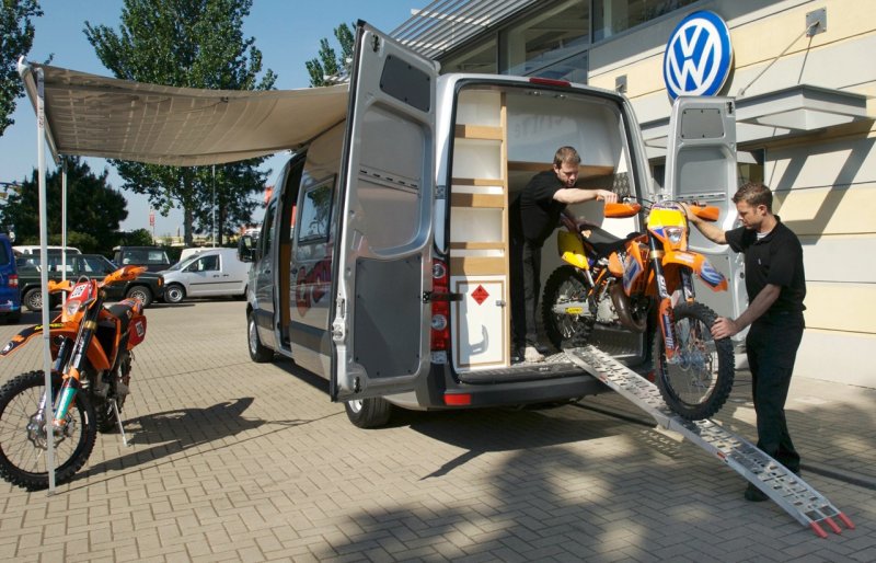 Volkswagen Crafter мотокросс