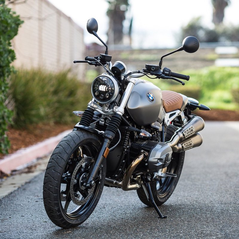 Круглая фара на BMW r310