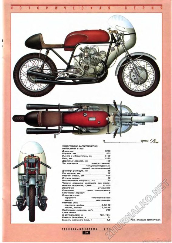 Мотоцикл Восток с-565 СССР