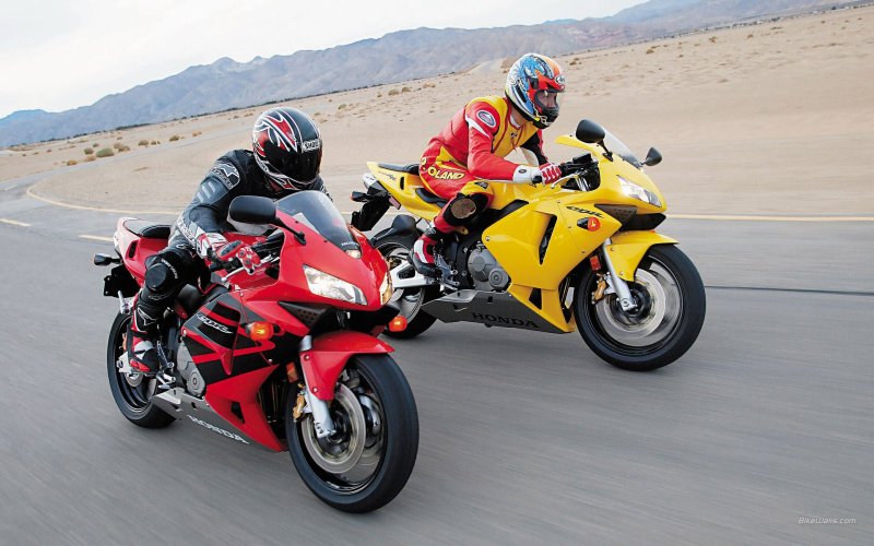 Honda cbr600rr мотоциклист