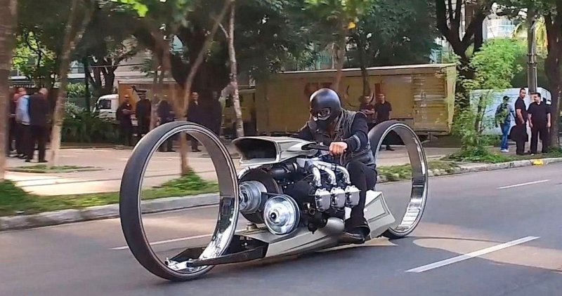 Электромотоцикл без спиц