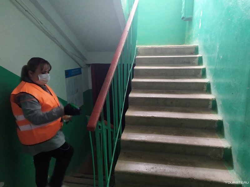 Проветривание подъезды в пятиэтажке