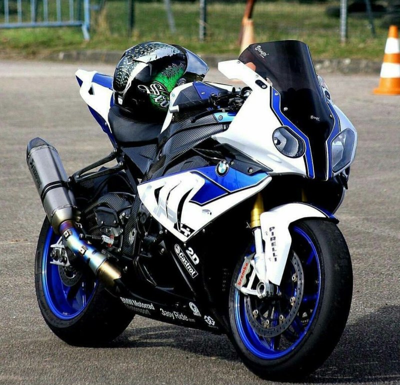 БМВ 1000rr мотоцикл белая синяя