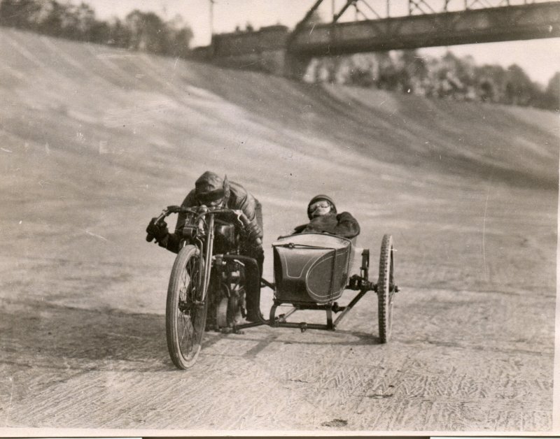 Sidecar Racers Vintage