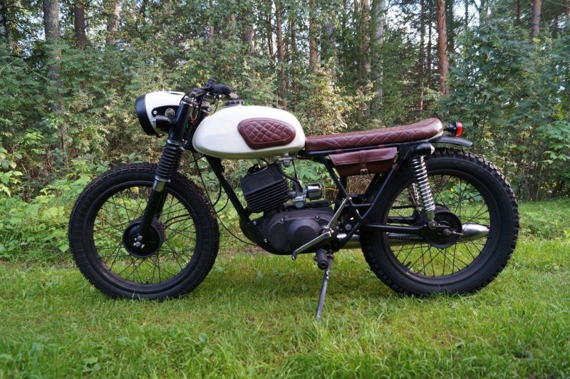 Минск 125 кастом скремблер