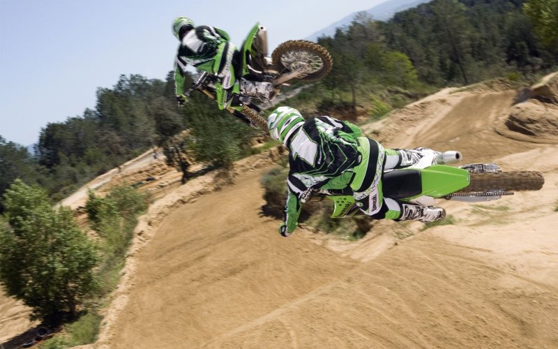 Kawasaki 450 KX-F стант