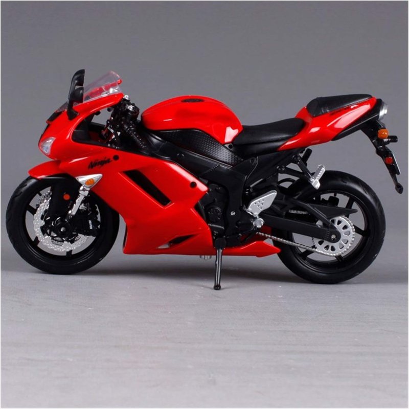 Kawasaki zx6r красный мотоцикл