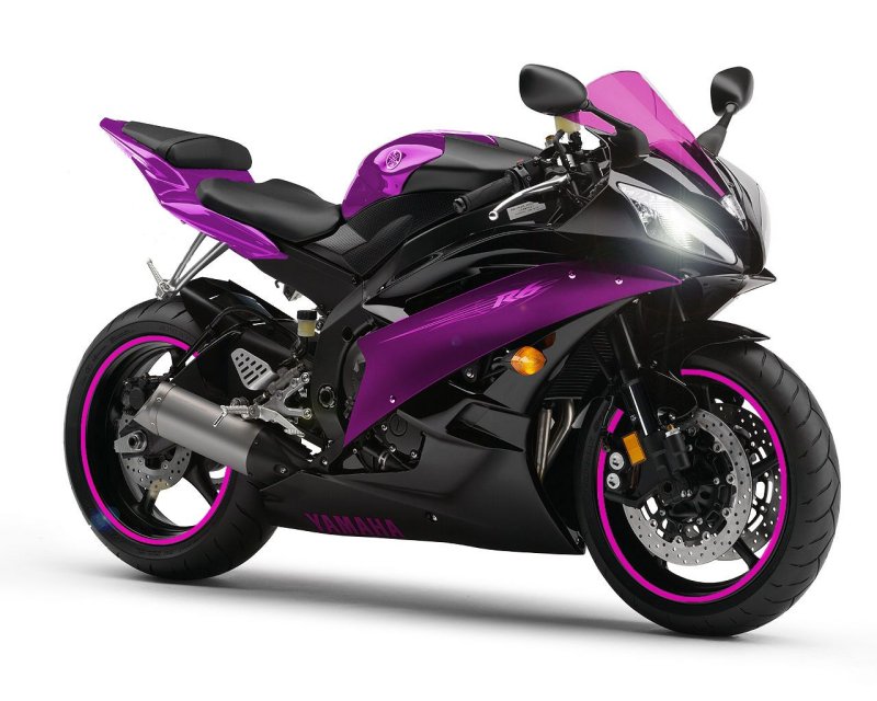 Yamaha r6 фиолетовый