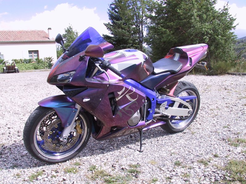 Honda CBR 600 фиолетовый