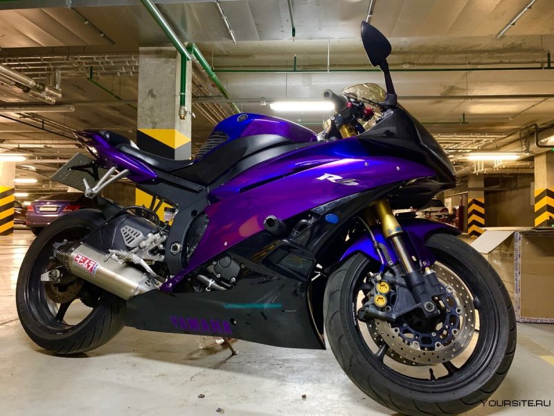 Yamaha r6 фиолетовый