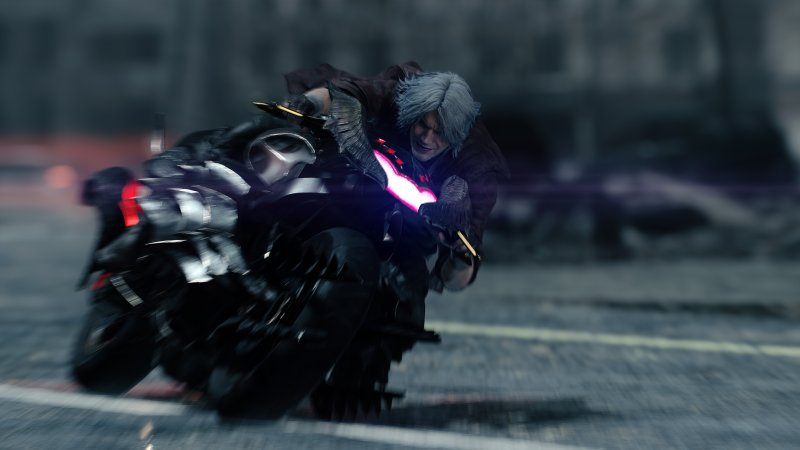 Данте DMC 5 на мотоцикле