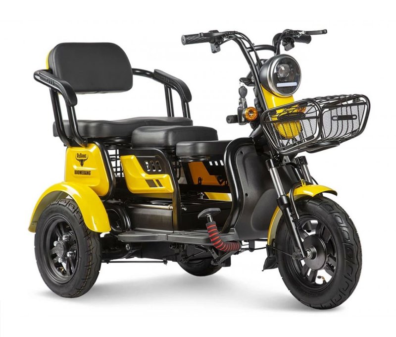 Трехколесный электроскутер rutrike Бумеранг