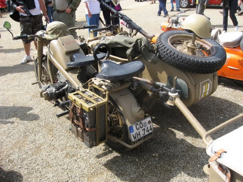 Zundapp KS 750 С прицепом
