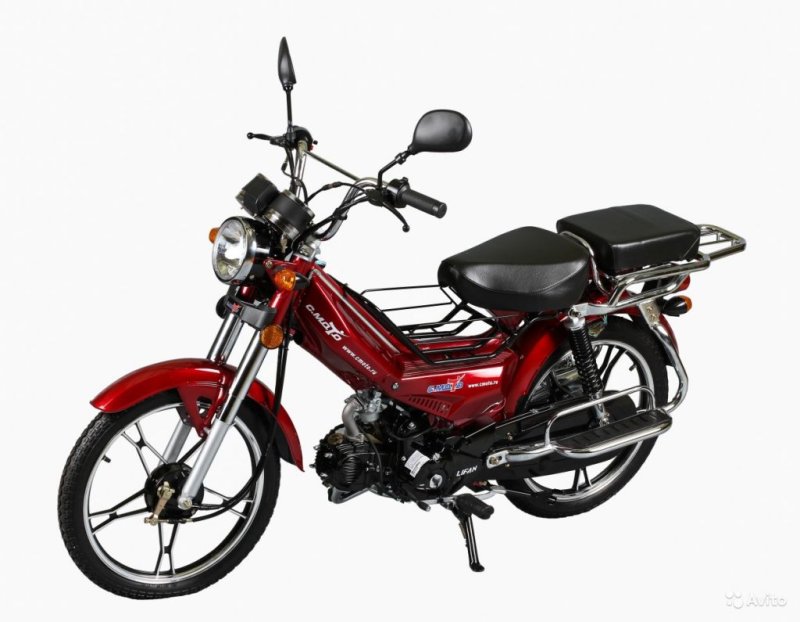 Мопед Дельта красный 50cc