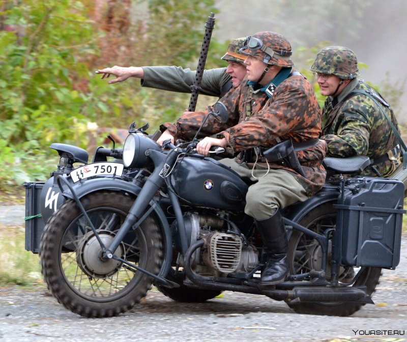BMW r71 с пулеметом