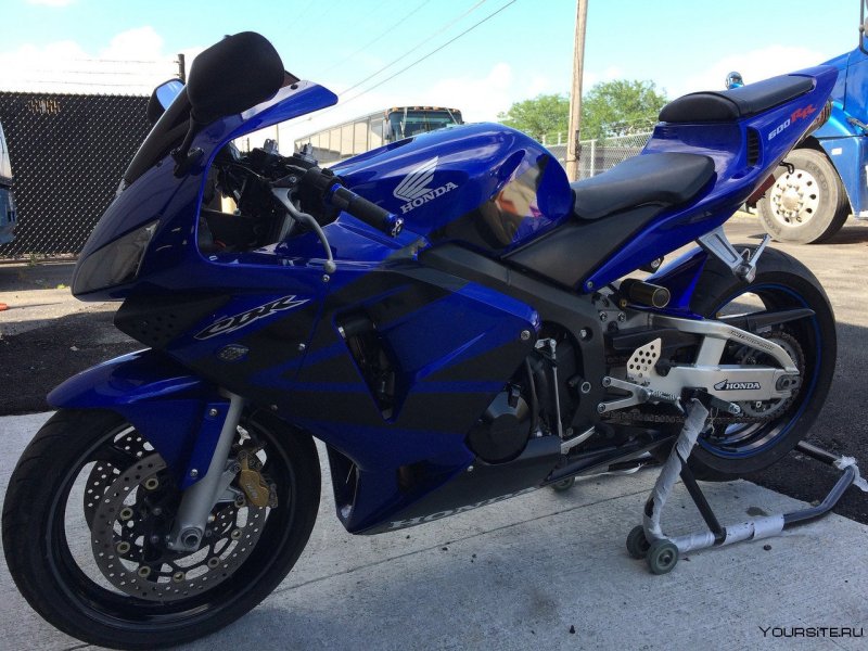 Honda CBR 600 синий