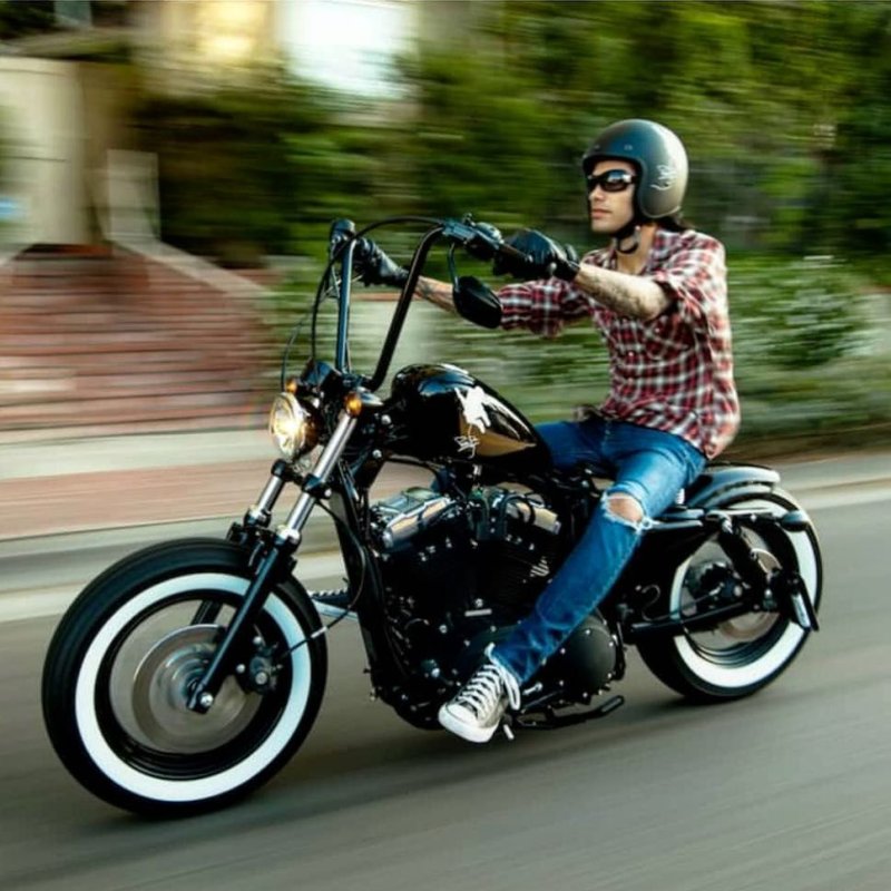 Высокий руль Harley Davidson Sportster 48