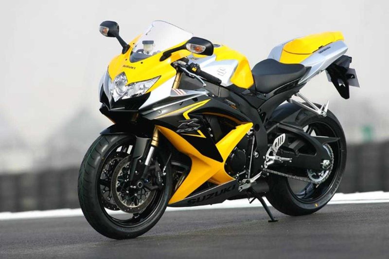 Suzuki GSXR 600 Yellow