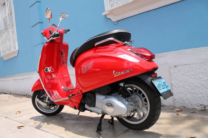 Red Vespa Vespa Scooters