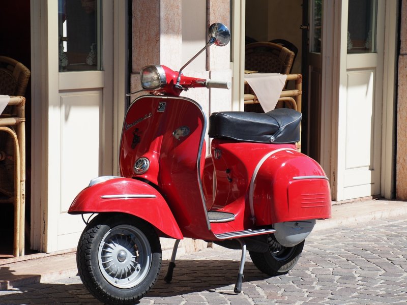 Vespa мотороллер 1956