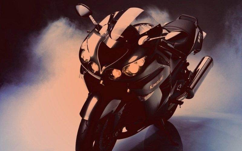 Обои мотоцикл Kawasaki tw200