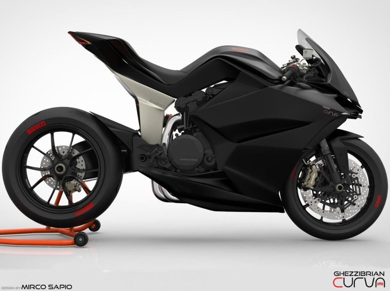 Электромотоцикл Бугатти Panigale