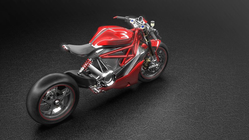 Электромотоцикл Ducati