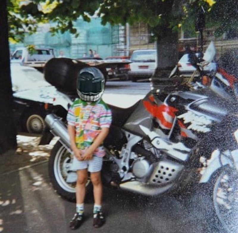 Лицо пилота zx6r