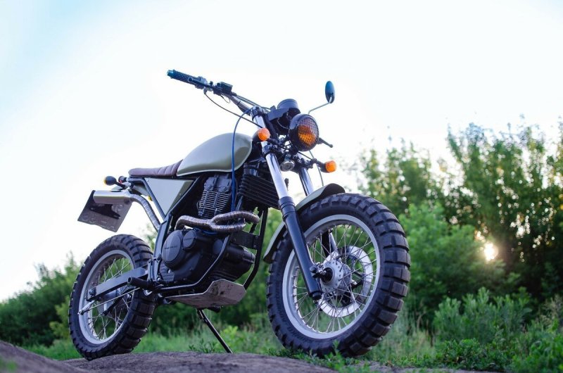 Yamaha TTR 250 скремблер