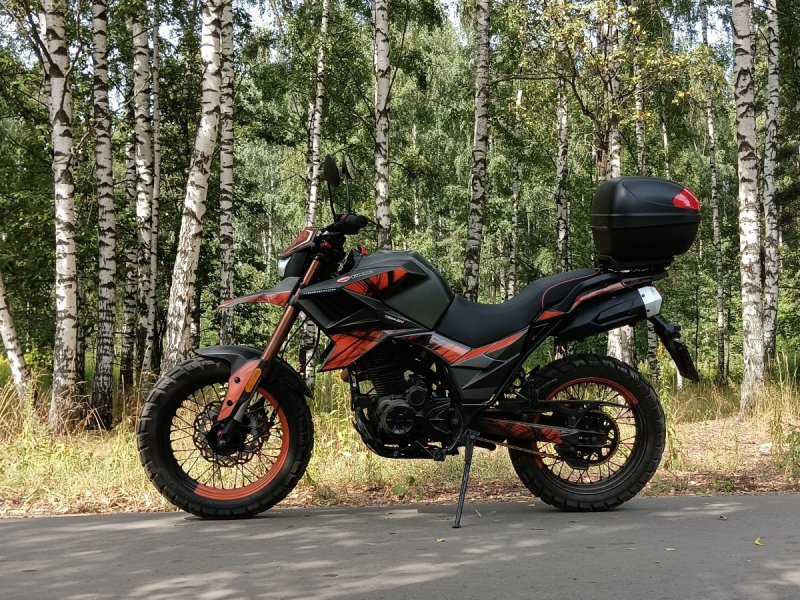 Fuego Scrambler 250. На дороге