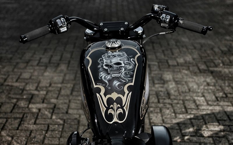 Кастом фара Harley Davidson