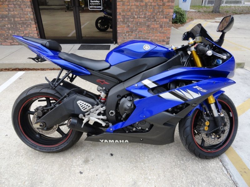 Yamaha YZF-r6 чёрный 2007