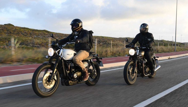 Triumph Street Scrambler 2021 тест Райд