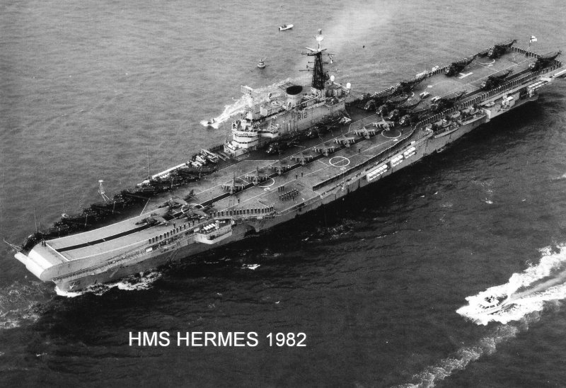 Авианосец Гермес 1982