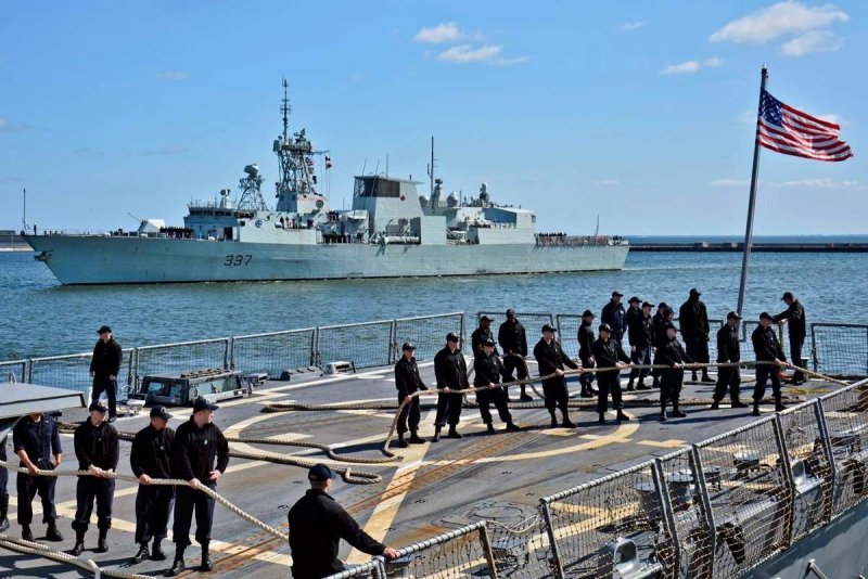 Учения НАТО В черном море 2021