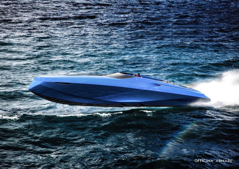 Скоростной катер Lamborghini Tecnomar 63
