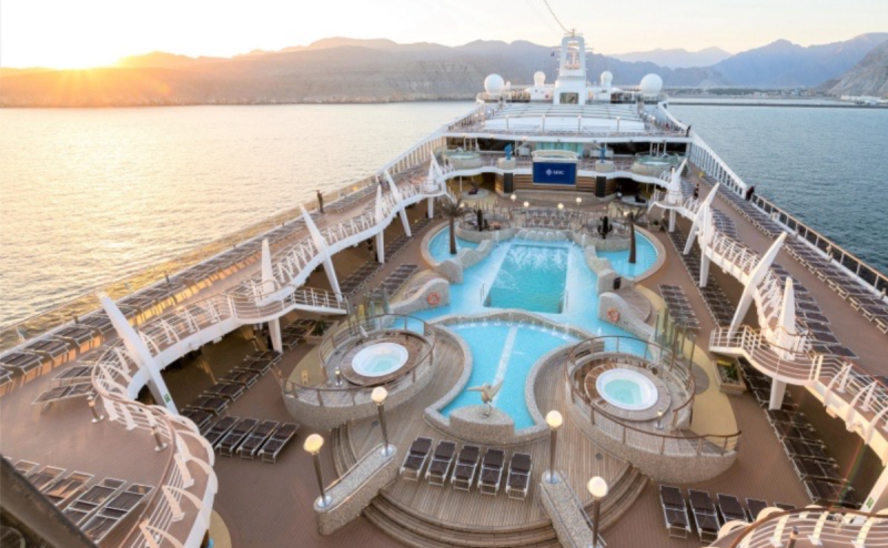 Круизный корабль "MSC splendida"