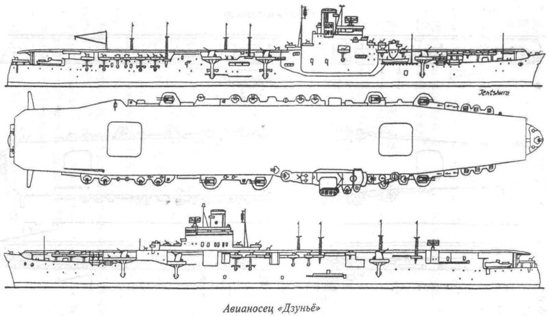 Дзуньё авианосец