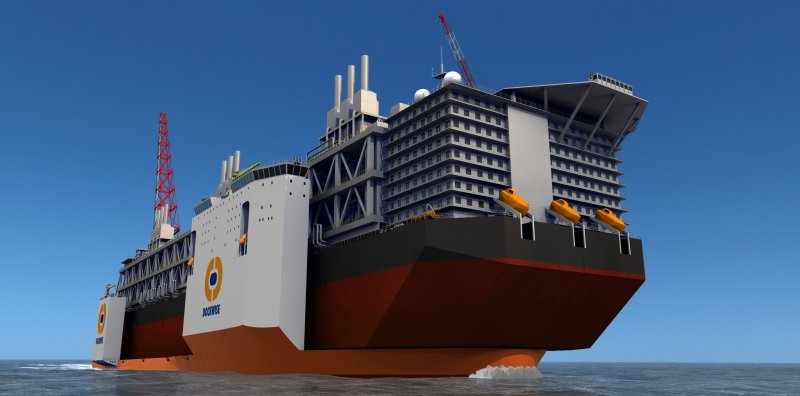Самый большой в мире корабль - док (Dockwise Vanguard)