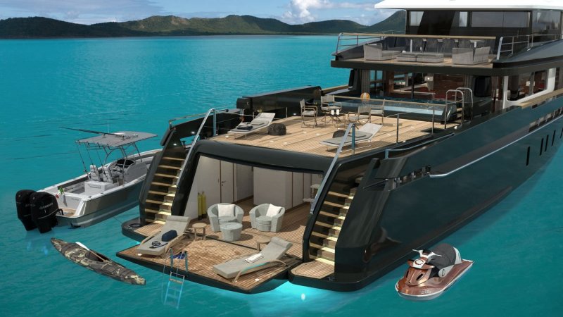 Океанские яхты моторные